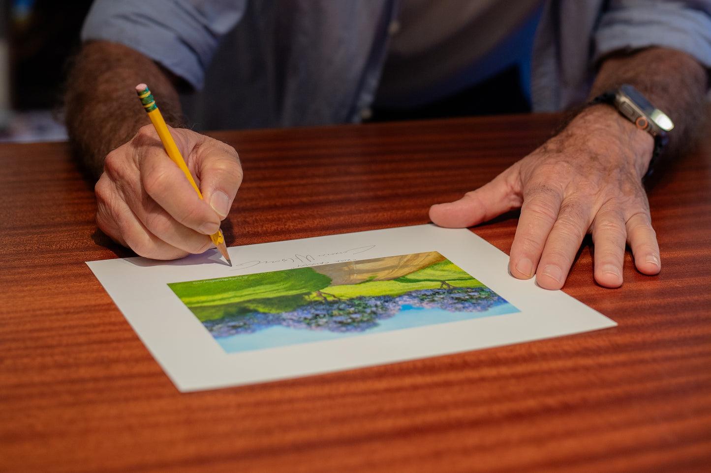 2026 Desktop Calendar Featuring Curtis Wilson Cost Maui Artwork