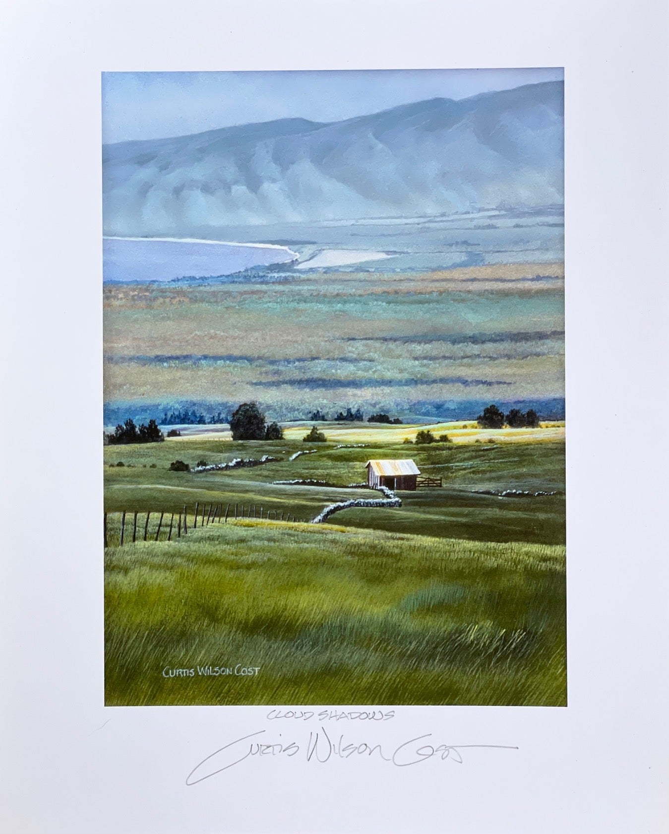 Cloud Shadows Paper Print