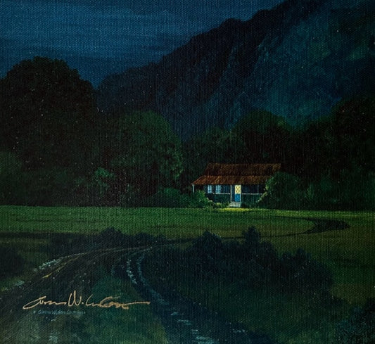 Gathering Darkness, Unstretched Canvas, Various Sizes, Ready to Ship