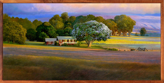 Hanamu Dusk, Limited Edition, Canvas GiclÊe, 1 Piece Koa Frame, Various Sizes