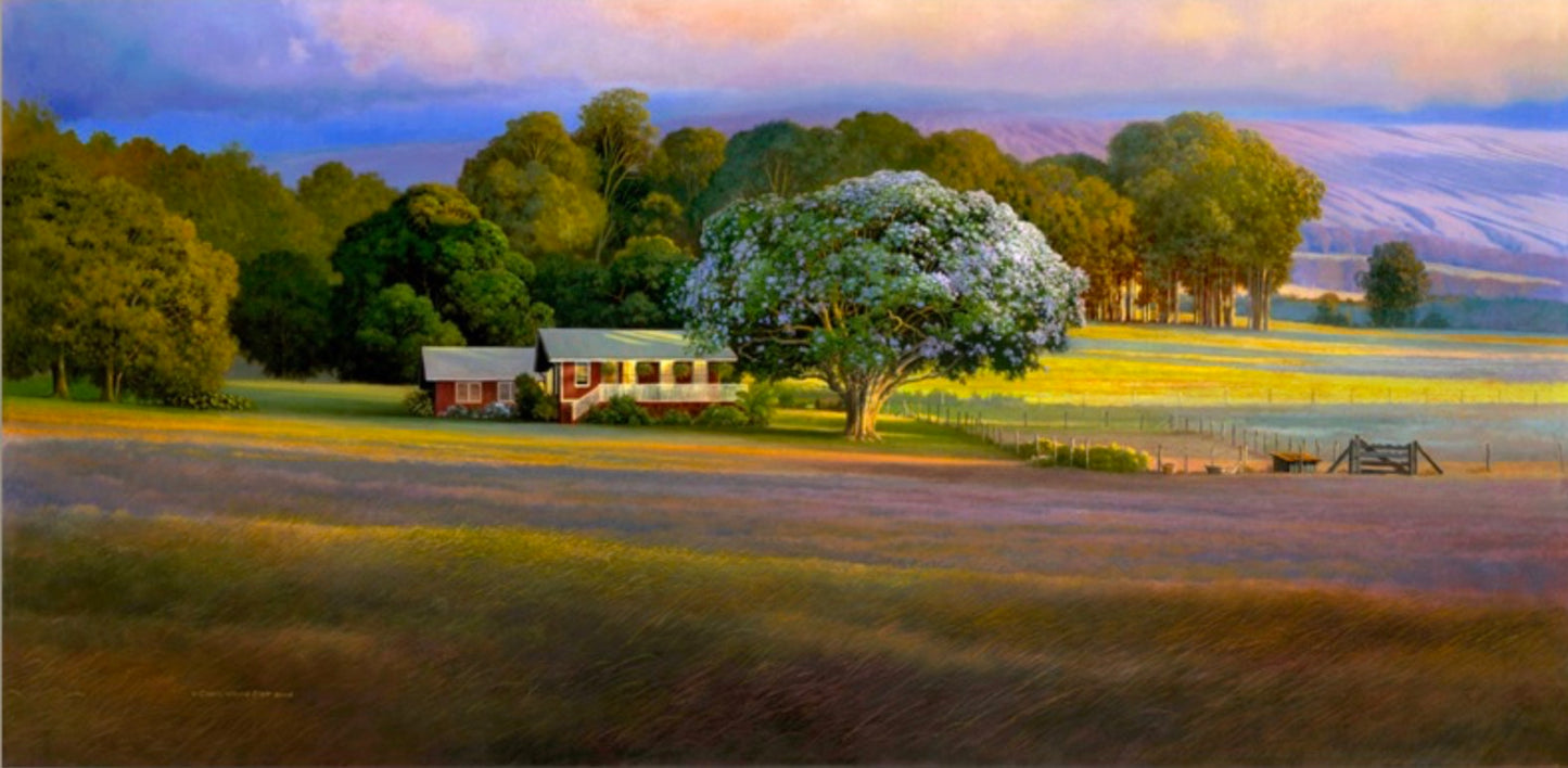 Hanamu Dusk, Limited edtiion, Unstretched Canvas, Various Sizes