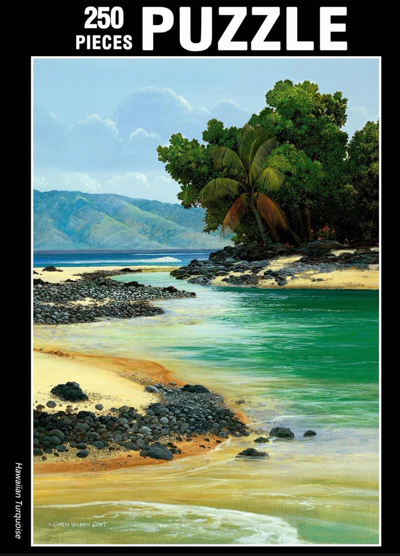 Hawaiian Turquoise Fine Art Puzzles, 250 & 1,000 pc.
