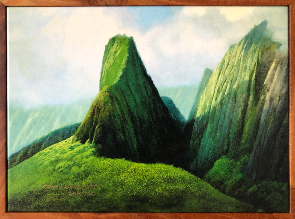 Iao Valley, Limited Edition, 1 Piece Frame, Ready to Ship