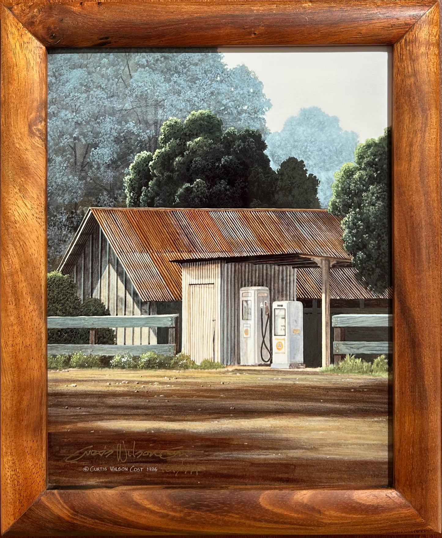 Irregular Regulars, Limited edition, Framed in Solid Koa Metal Print, 10" x 8", Ready to ship