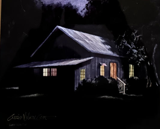Moon Shadows, Hand signed, Unframed, Metal Print, 8" x 10"