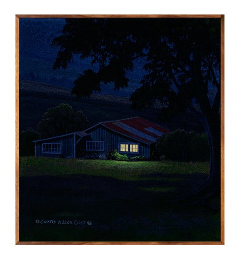 Pualani Evening, Limited edition, 1 pc. koa framed, canvas giclée