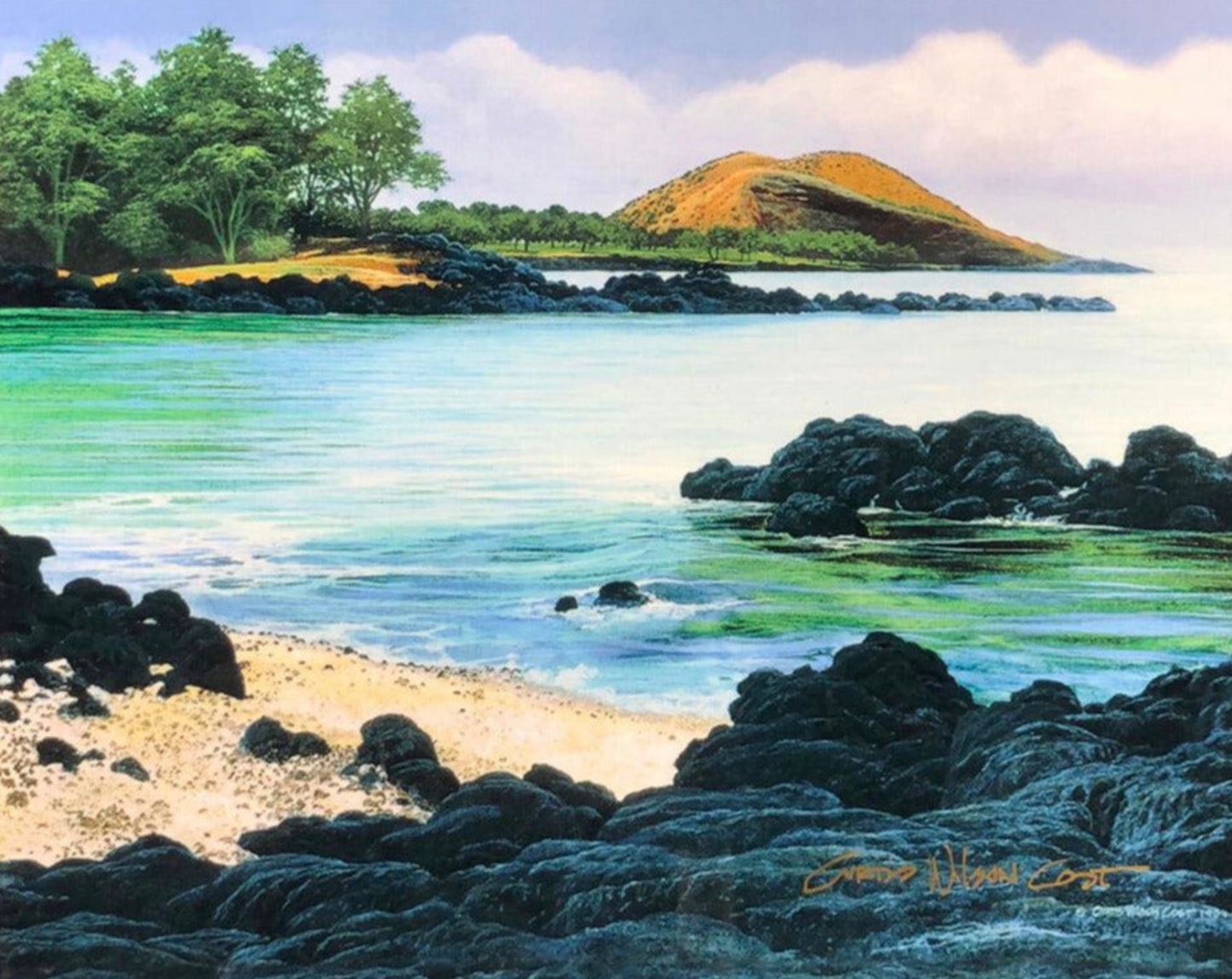 View from the Landing, Limited edition, unframed Metal Print, 8" x 10", Ready to Ship