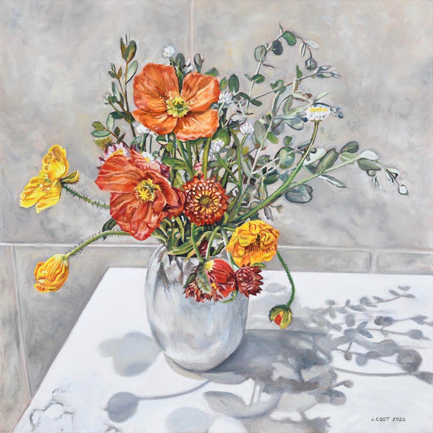 Waiakoa Wildflowers, Limited edition, unstretched canvas giclée by Julia Allisson Cost