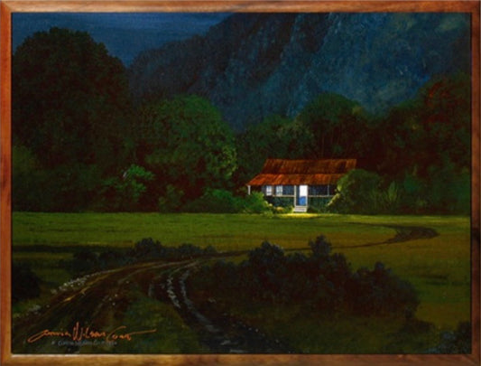 Gathering Darkness, hand signed giclÊe, 1 pc. koa framed, various sizes