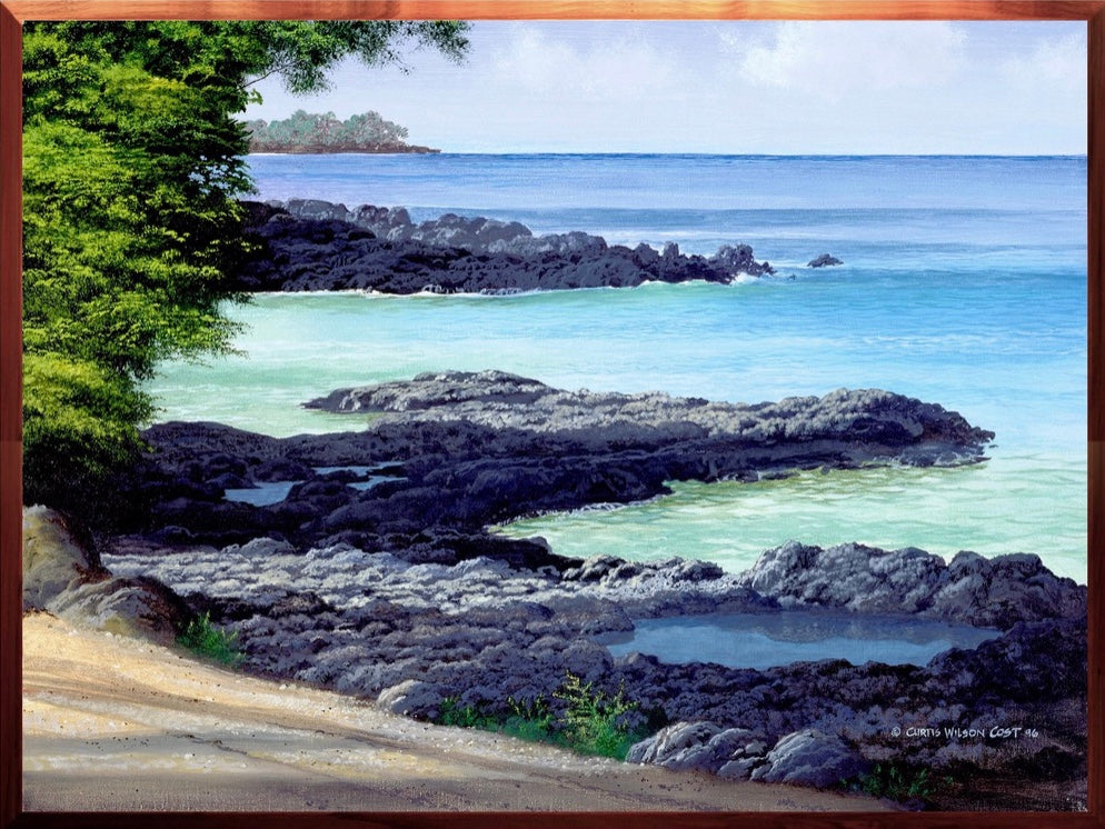 Ahihi Morning, 1 pc. koa framed, Hand signed giclée, Various Sizes