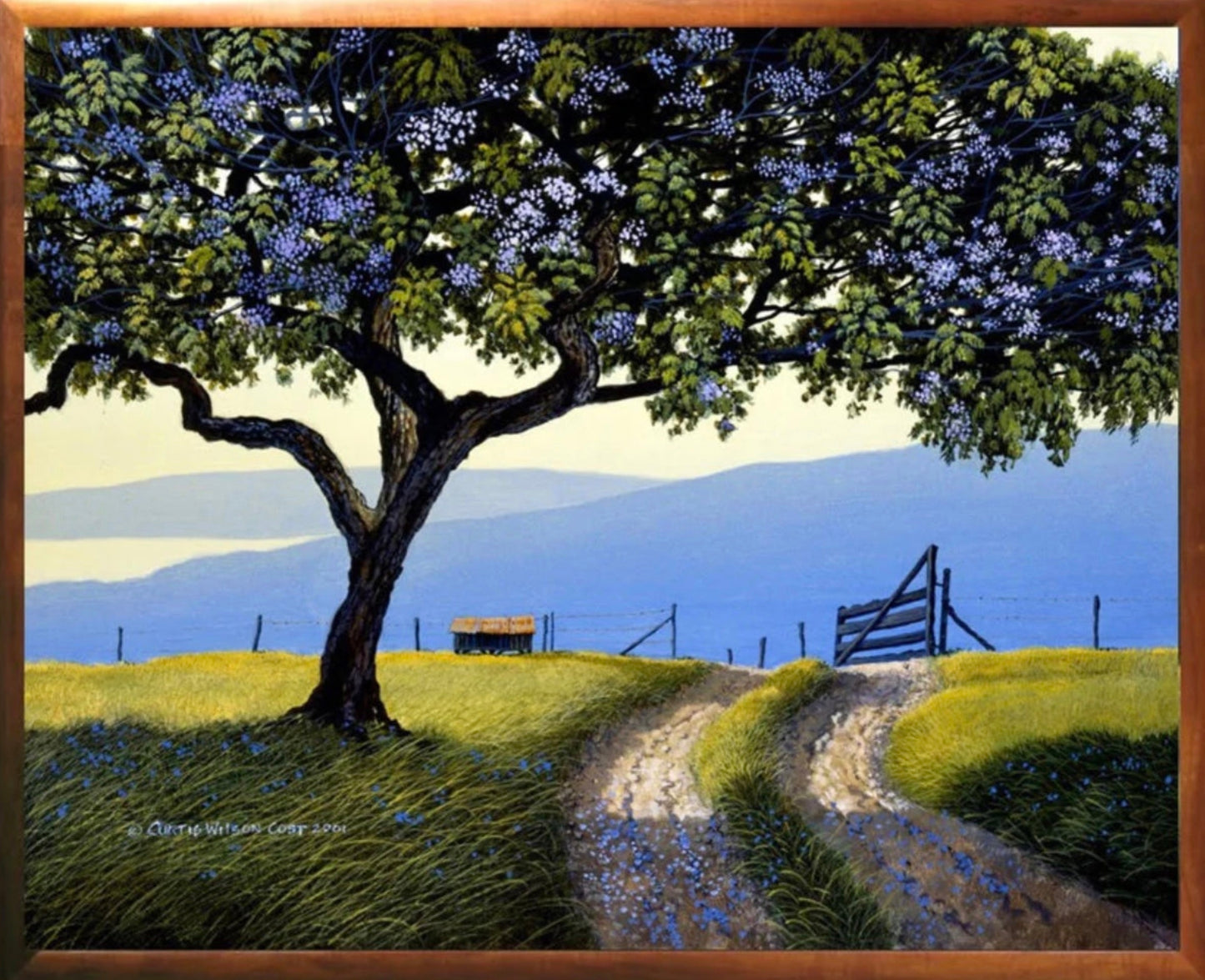 Back Road to Makena, Limited Edition Giclée, 1 pc. koa framed, Various sizes