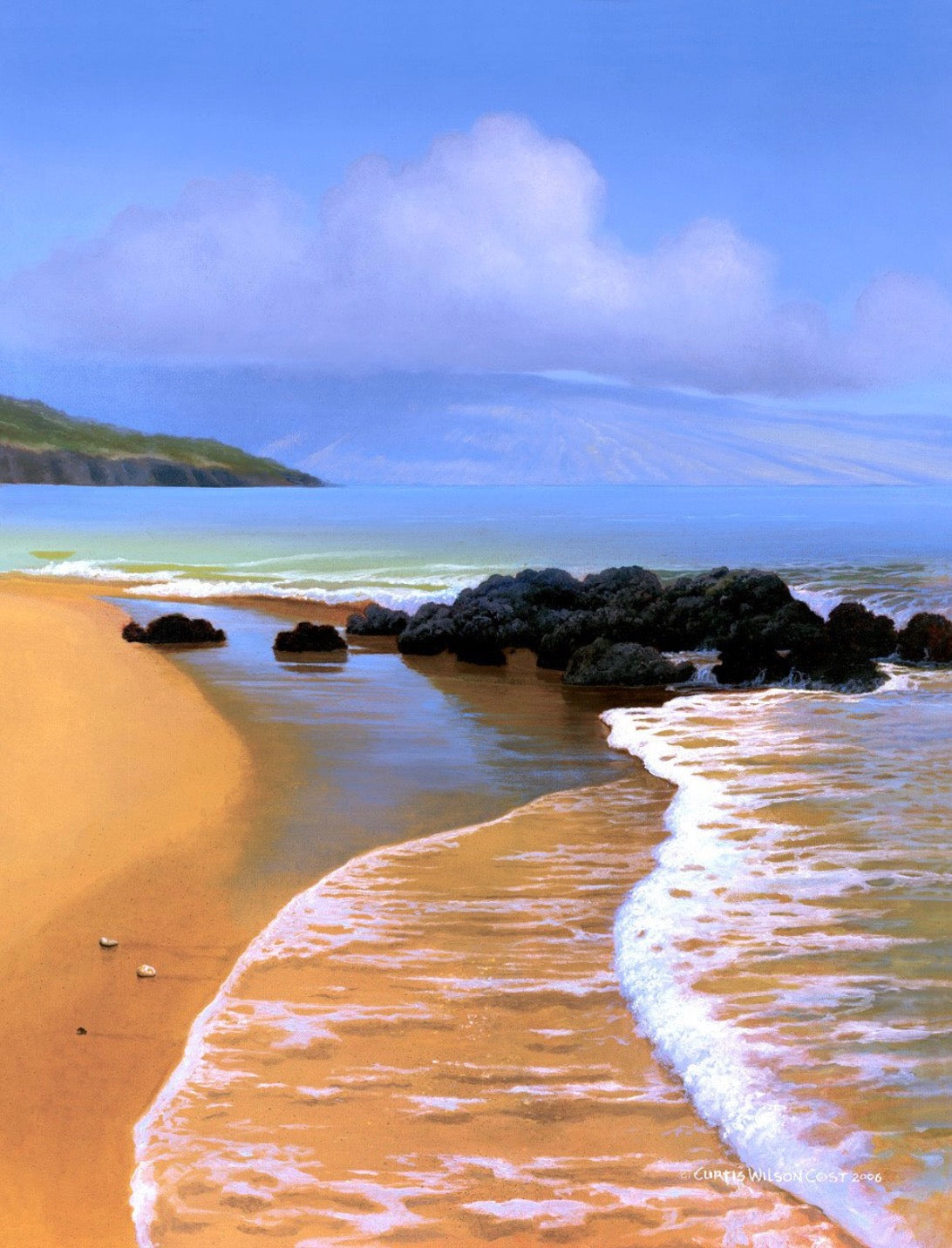 Beach Glass, Unstretched canvas giclée, Limited Edition, Various sizes