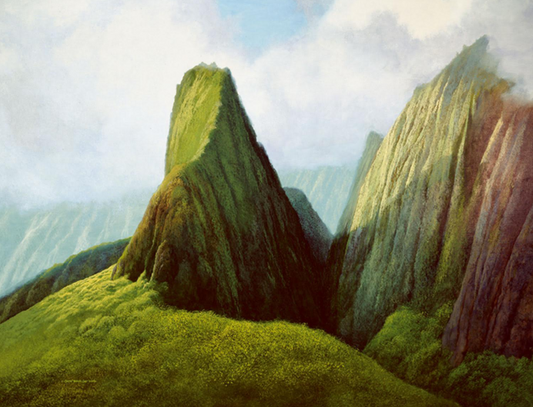 Iao Valley, Limited edition, Unframed Metal Print, 8" x 10"