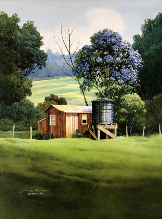 Lavender Rain in Full Bloom, Gallery Wrap, Canvas Giclée, Various Sizes