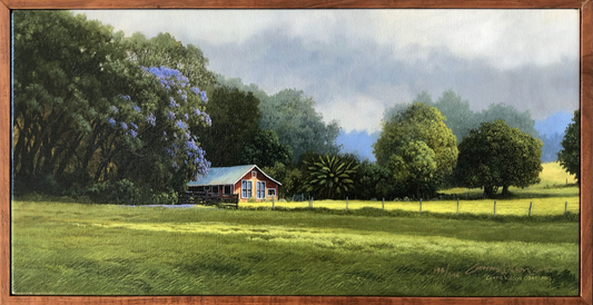 Lavender Spring, Limited Edition, 1 Piece Koa Framed, Canvas Giclée, Various Sizes