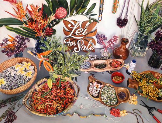"Lei for Sale", Limited edition, Unstretched Giclée, Various sizes, by Julia Allisson Cost