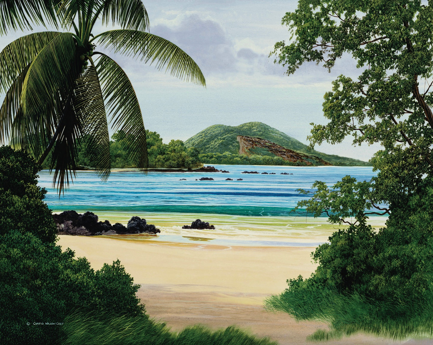 Pu'u Ola'i, Limited edition, Unstretched Canvas