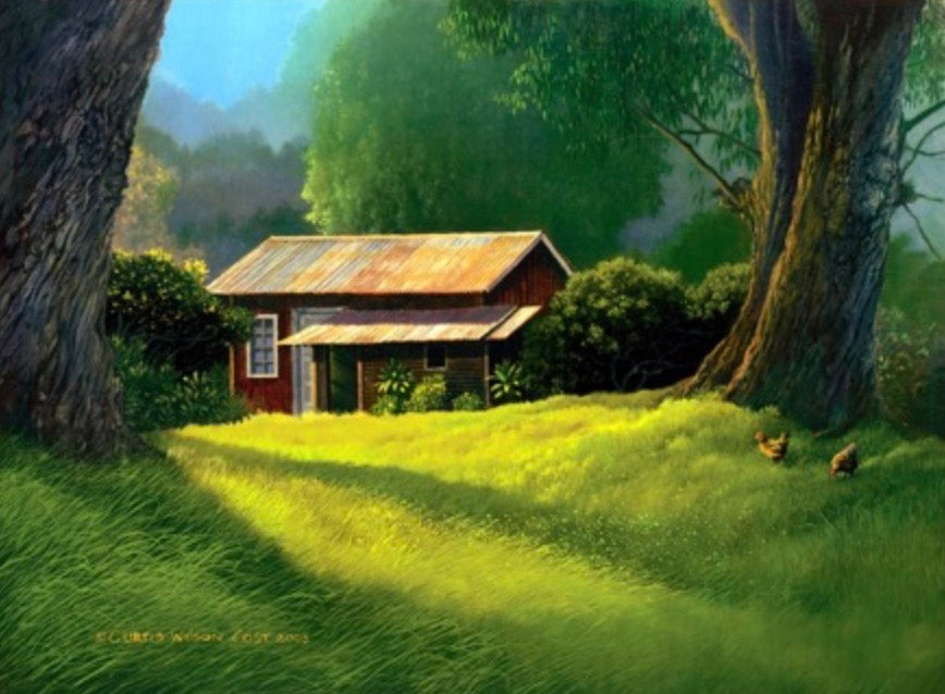 Hale Paniolo, Unstretched, Limited Edition giclée, Various sizes