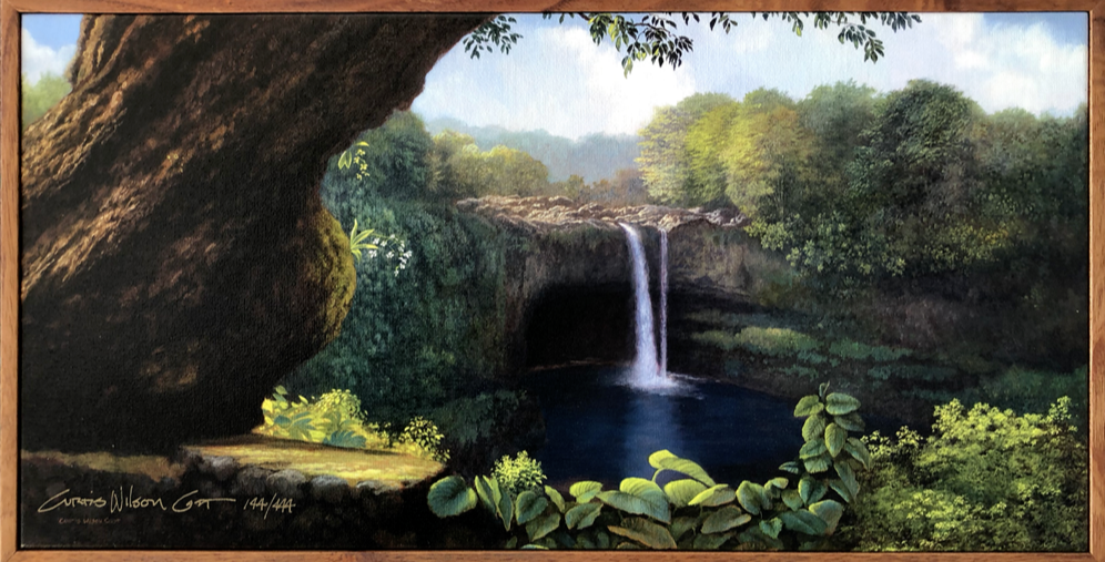 Waiānuenue, 1 Piece koa Framed, Various Sizes