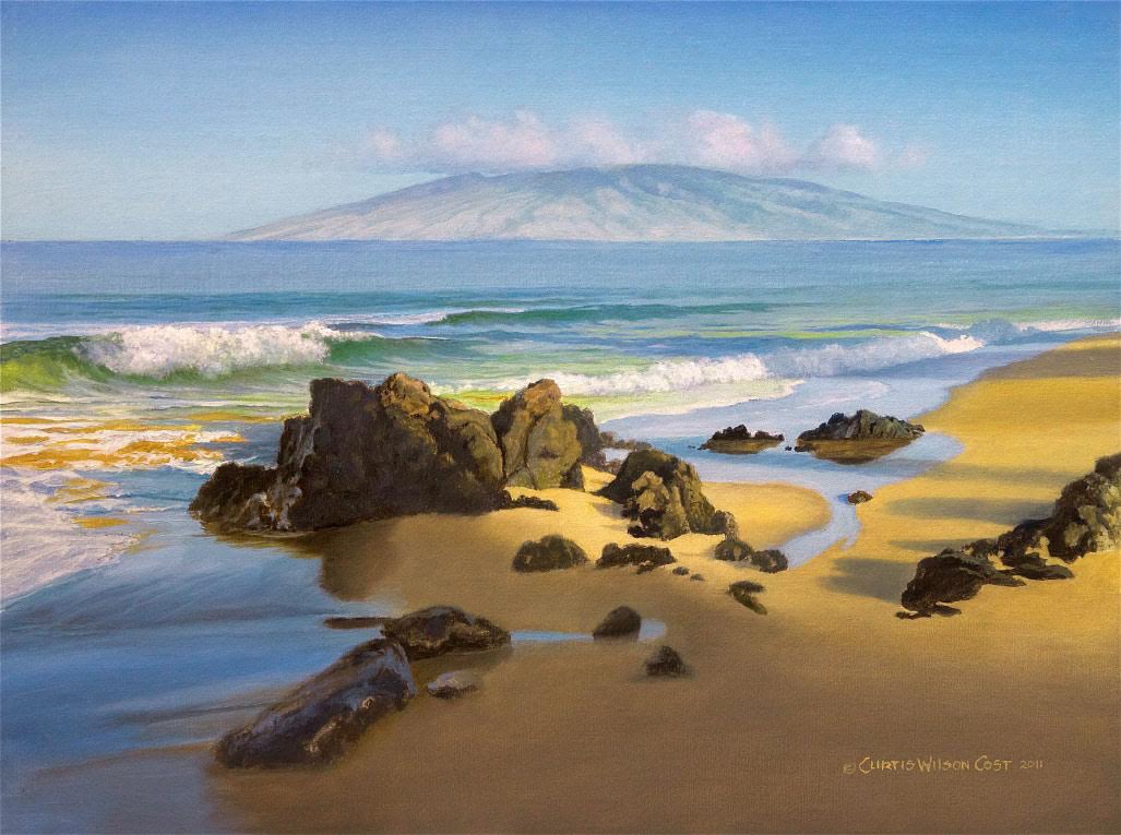 Beach Velvet, Limited edition, unframed Metal Print, 8" x 10", Ready to Ship