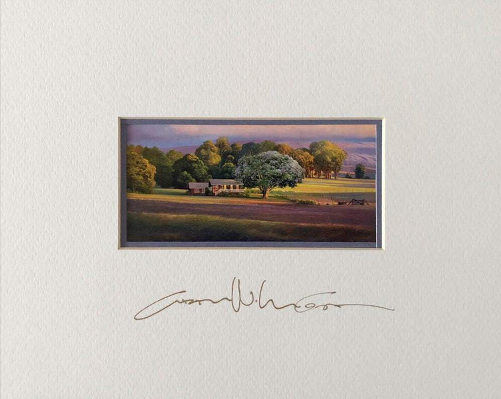 Hanamu Dusk Mini Mat Hand signed