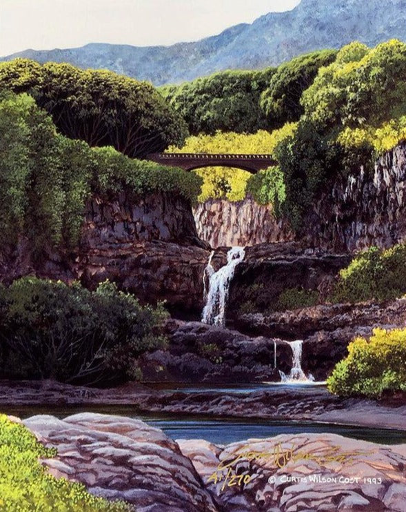 Kahawai O' Oheo, Limited Edition, Unframed Metal Print, 10" x 8", Ready to ship