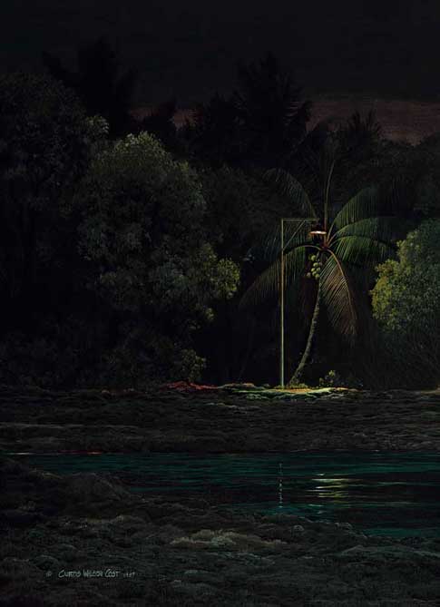 Night Palm, hand signed giclée, various sizes