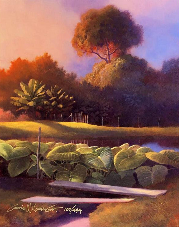 Poi and Bananas, Limited Edition, Unframed, Metal Print, 10" x 8", Ready to ship
