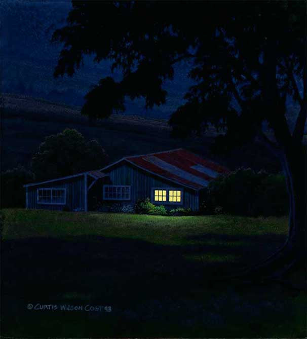 Pualani Evening, Limited edition, Unstretched Canvas