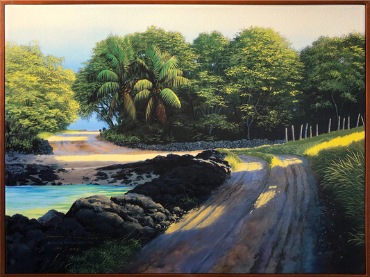 Sunrise on Ahihi, Limited Edition, 1 koa Piece Frame, Various sizes