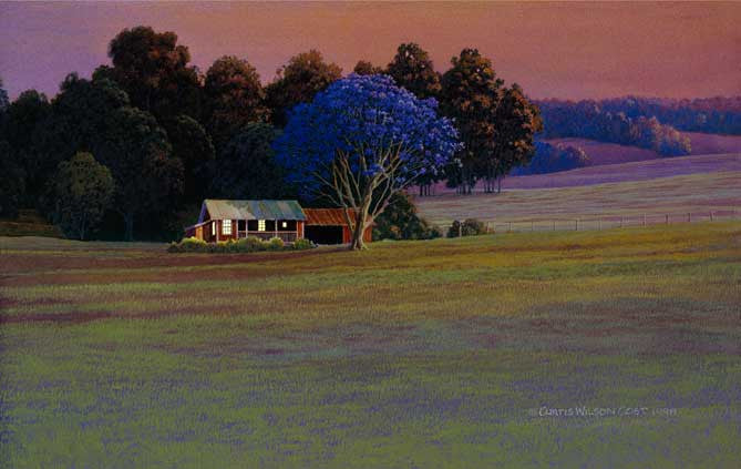 Evening Jacaranda, 1984
