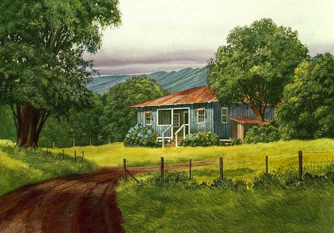 Evening Shadows, 1976