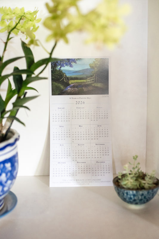 2026 Year-at-a-Glance Hawaii Art Calendar