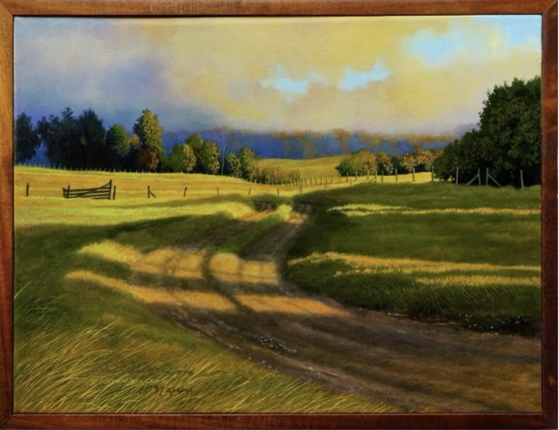 Bridle Path 1 Piece koa framed, Limited Edition