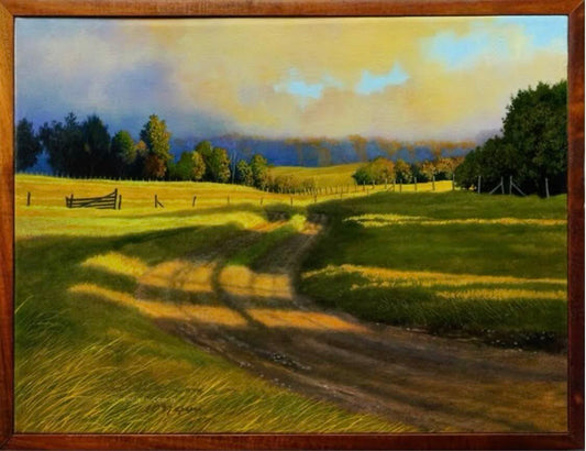 Bridle Path 1 Piece koa framed, Limited Edition