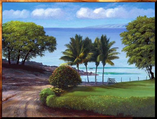 Eha Niu O' Makena, 1 pc. koa framed, Limited edition, various sizes