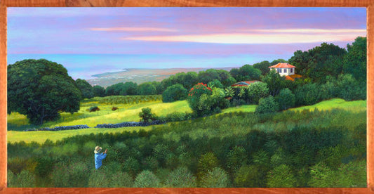 Holualoa, Limited Edition,1 pc. koa framed, canvas giclée