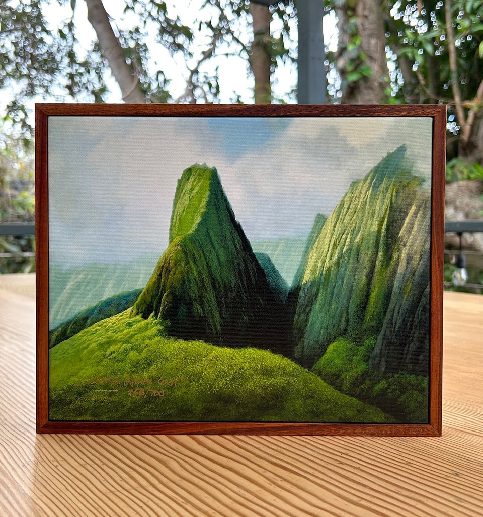 Iao Valley, Limited Edition,  1 Piece Frame,  Ready to Ship