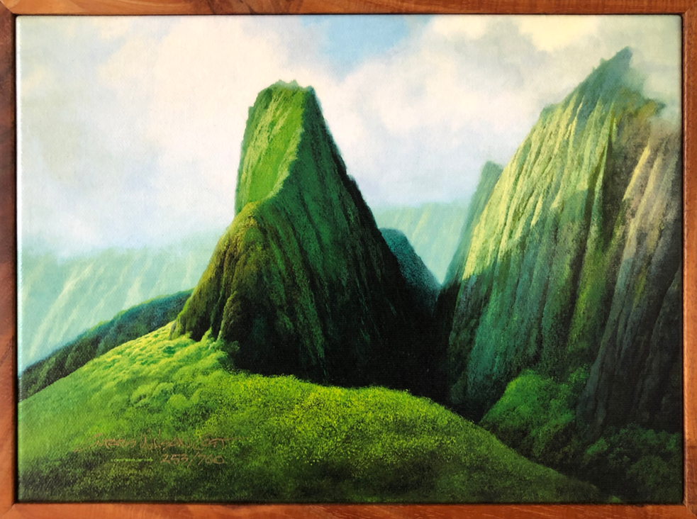 Iao Valley, Limited Edition,  1 Piece Frame,  Ready to Ship