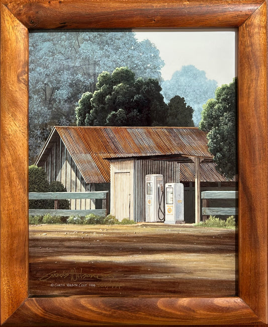 Irregular Regulars, Limited edition, Framed in Solid Koa  Metal Print, 10" x 8", Ready to ship