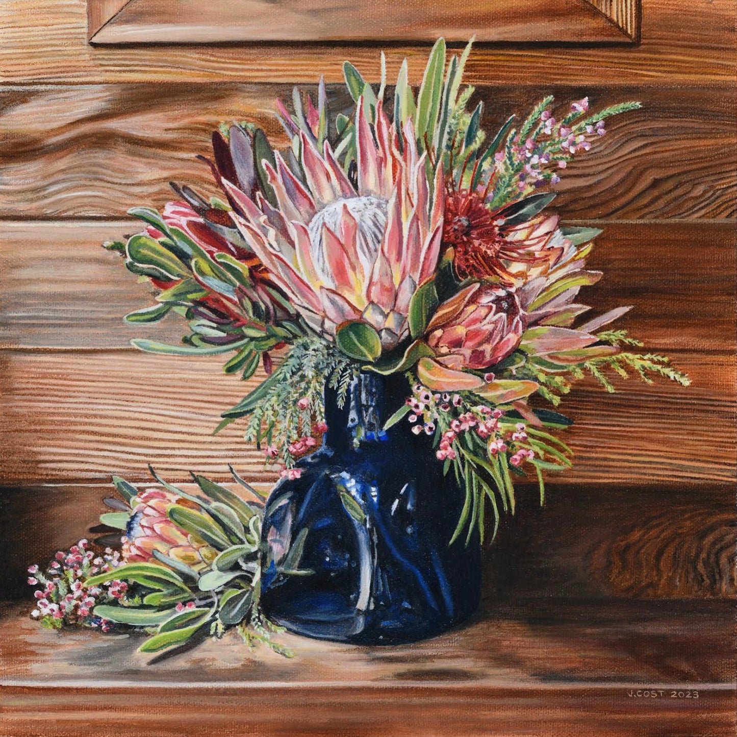 Kēōkea Bouquet, Limited edition, unstretched canvas giclée by Julia Allisson Cost