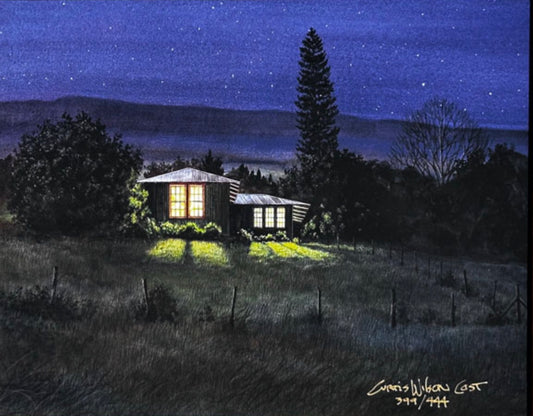 Late Evening Company, limited edition, 8" x 10",  Paper Print