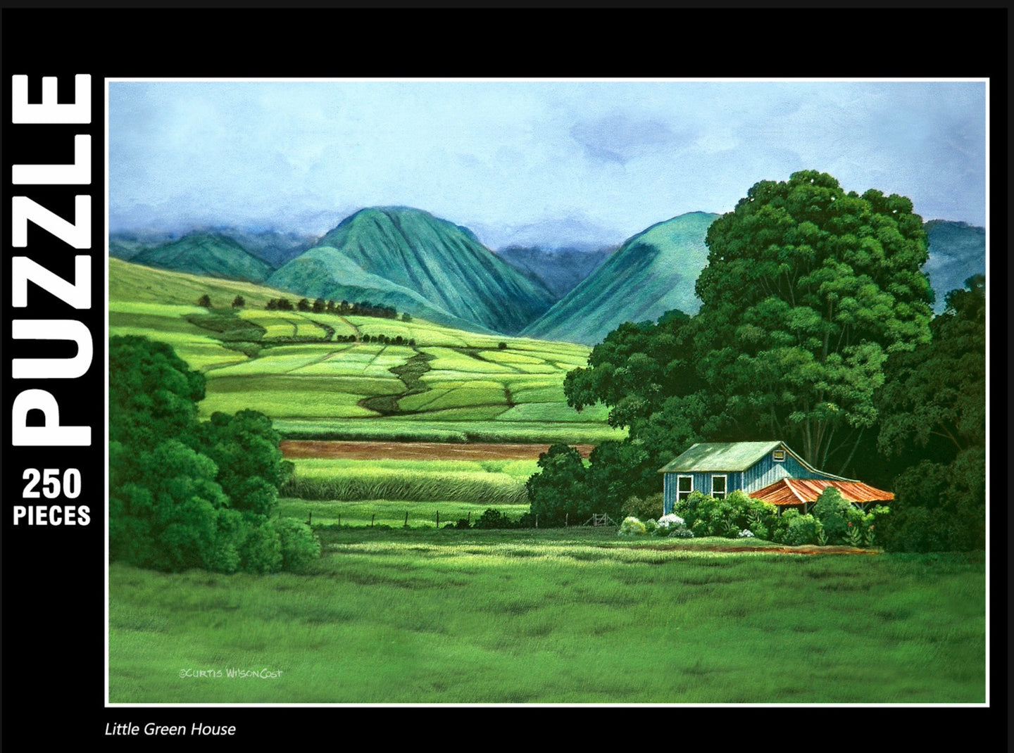 Little Green House Fine Art Puzzle: 250 or 1000 pieces