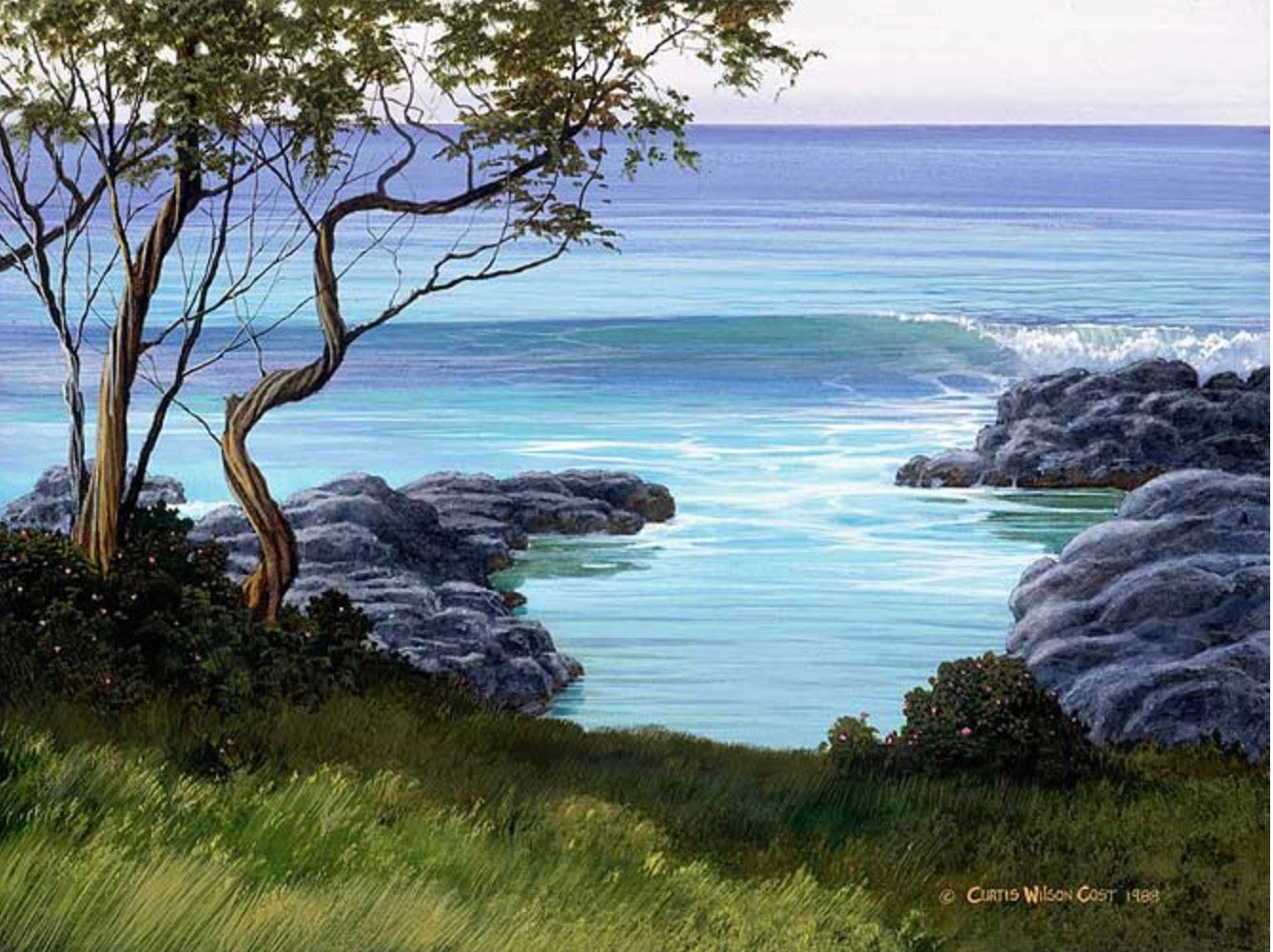 Malia Water Limited edition, Canvas Giclée, Gallery wrap, Various sizes