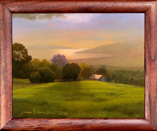 Precious Moments, limited edition, koa framed, 8" x 10",  Paper Print