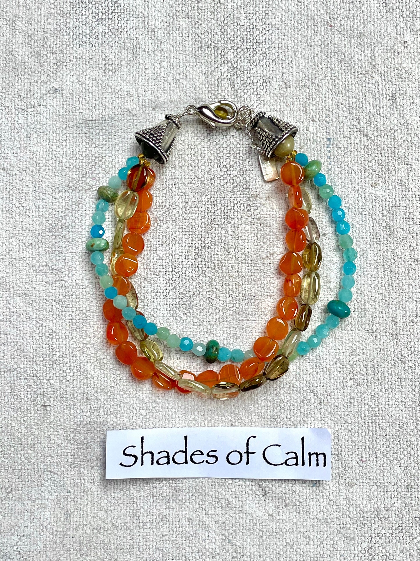 Shades of Calm | Handmade Sea and Sunset Multi-Strand Maui Bracelet