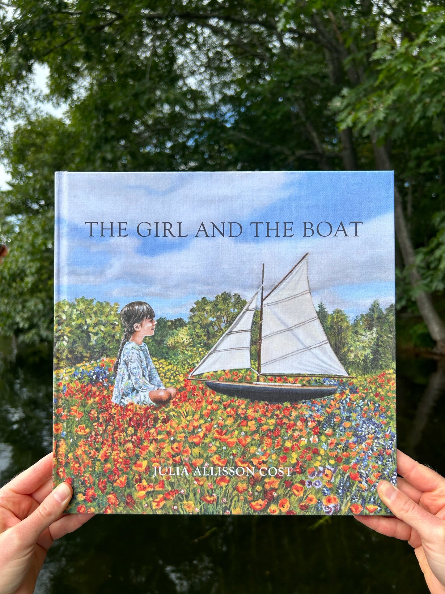 THE GIRL AND THE BOAT, a wordless picture book by Julia Allisson Cost