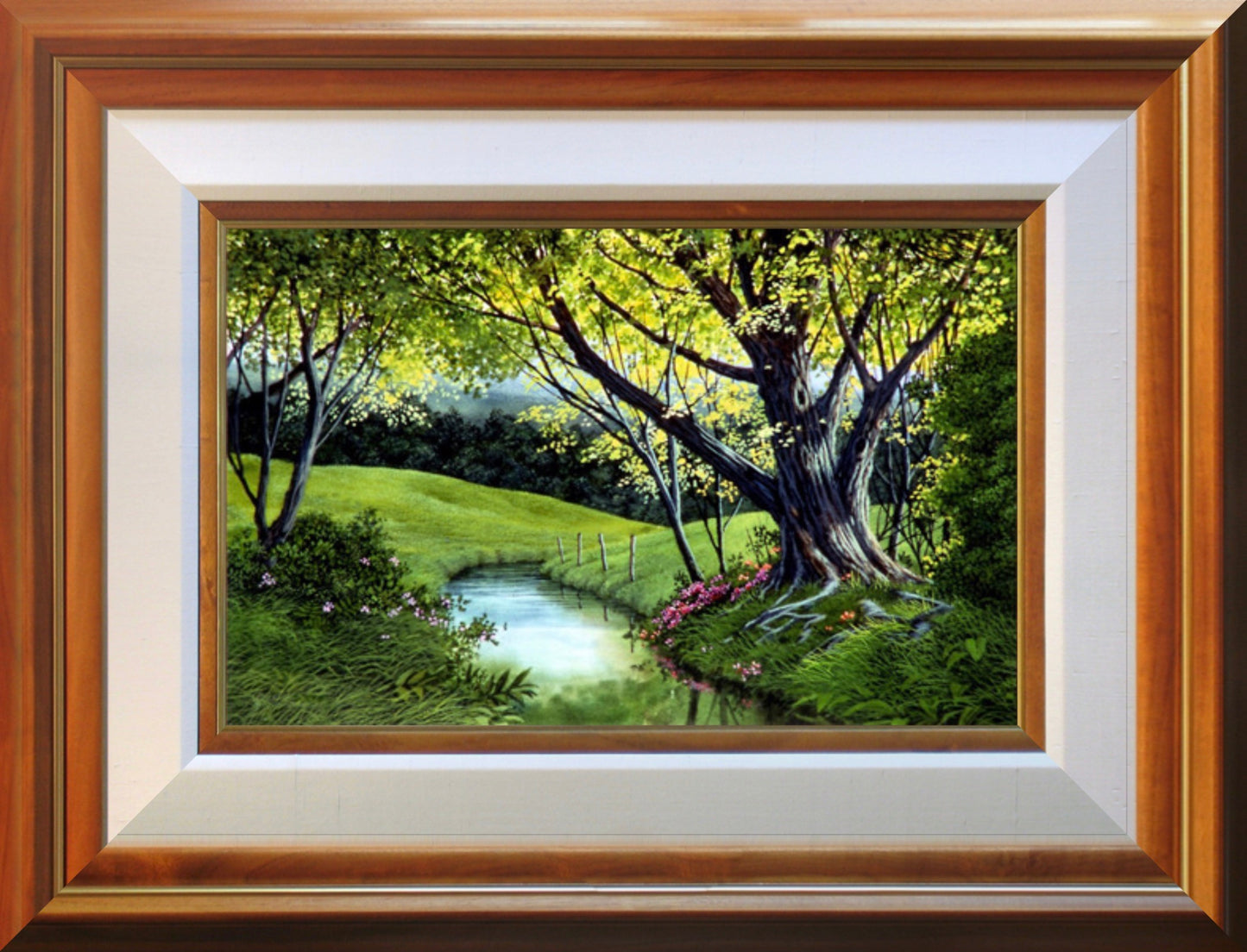 Verdant Hollow, limited edition giclée framed in a 6 pc custom koa frame, various sizes