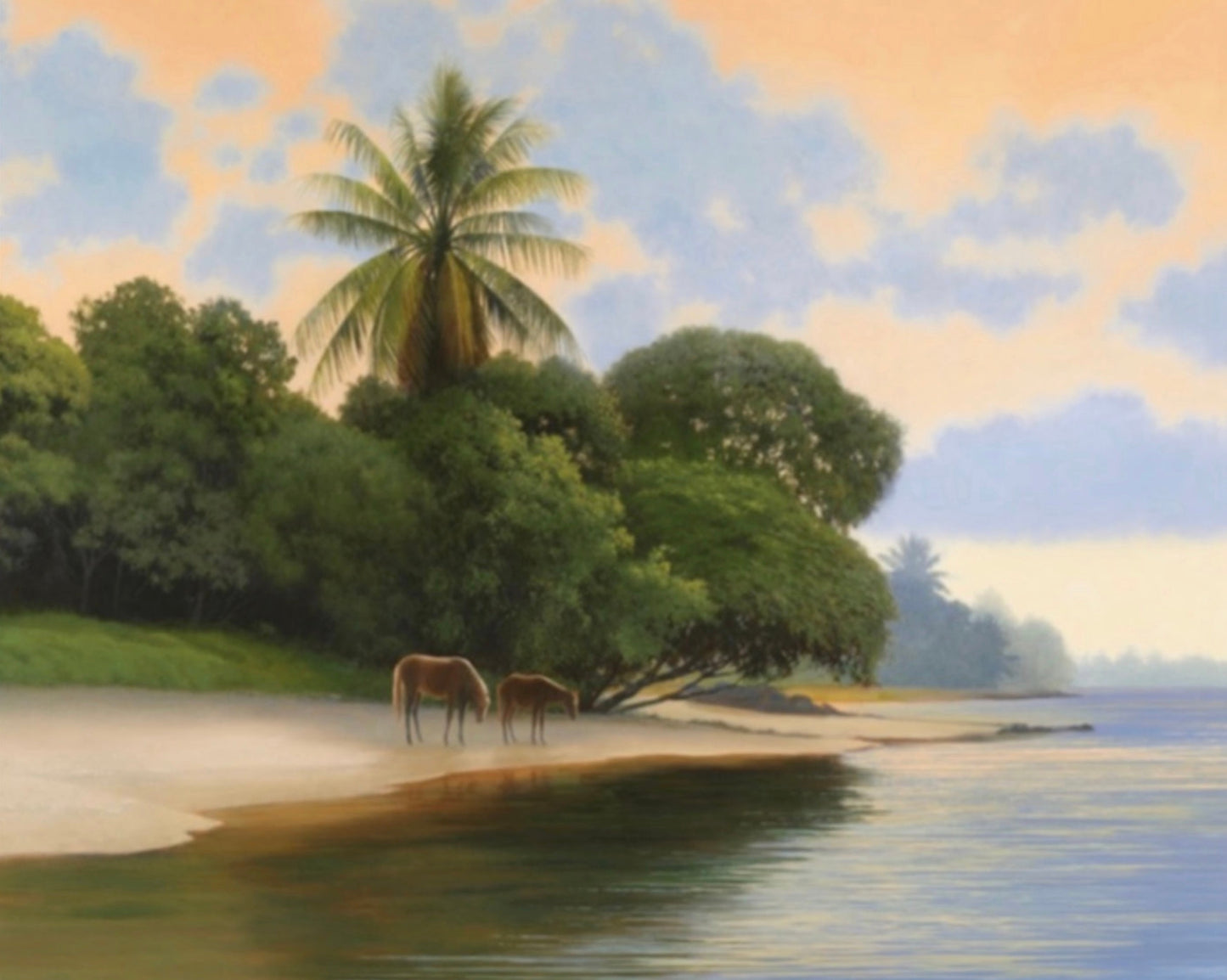 Island Ponies, Limited edition, canvas giclée,  gallery wrapped, various sizes