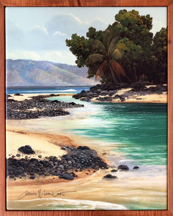 Hawaiian Turquoise, 1 Piece Frame, Various Sizes